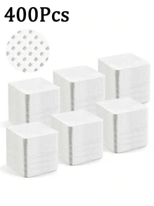 2000/1000/200pcs Nail Wipes - Professional Lint-Free Nail Polish Remover Pads, UV Gel Cleansing Tissues, Unscented Manicure Prep And Finish Nail Art Cleaning Tool(White)