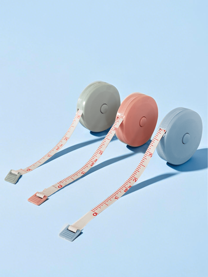 1pc Cute Mini Retractable Automatic Measuring Tape,Soft Tape Measure, Body Sewing Flexible Ruler For Weight Loss Medical Body Measurement Sewing Tailor Craft The Tape Measure Is 1.5 M/60 In Length,Note That During Packaging And Transportation, The Product May Have Scratches, Slight Wear, Scratches, Paint Peeling, Dirt, Cracks, Slight Discoloration, Etc. These Are Not Quality Problems And Will Not Affect The Normal Use Of The Product.