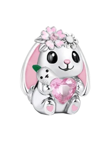 1Pc Fashionable Cute Pet Puppy Series Charm Bead Fit For Women Bracelets Bangles DIY Jewelry Making And Daily Outfit Matching Jewelry Decoration For Girls