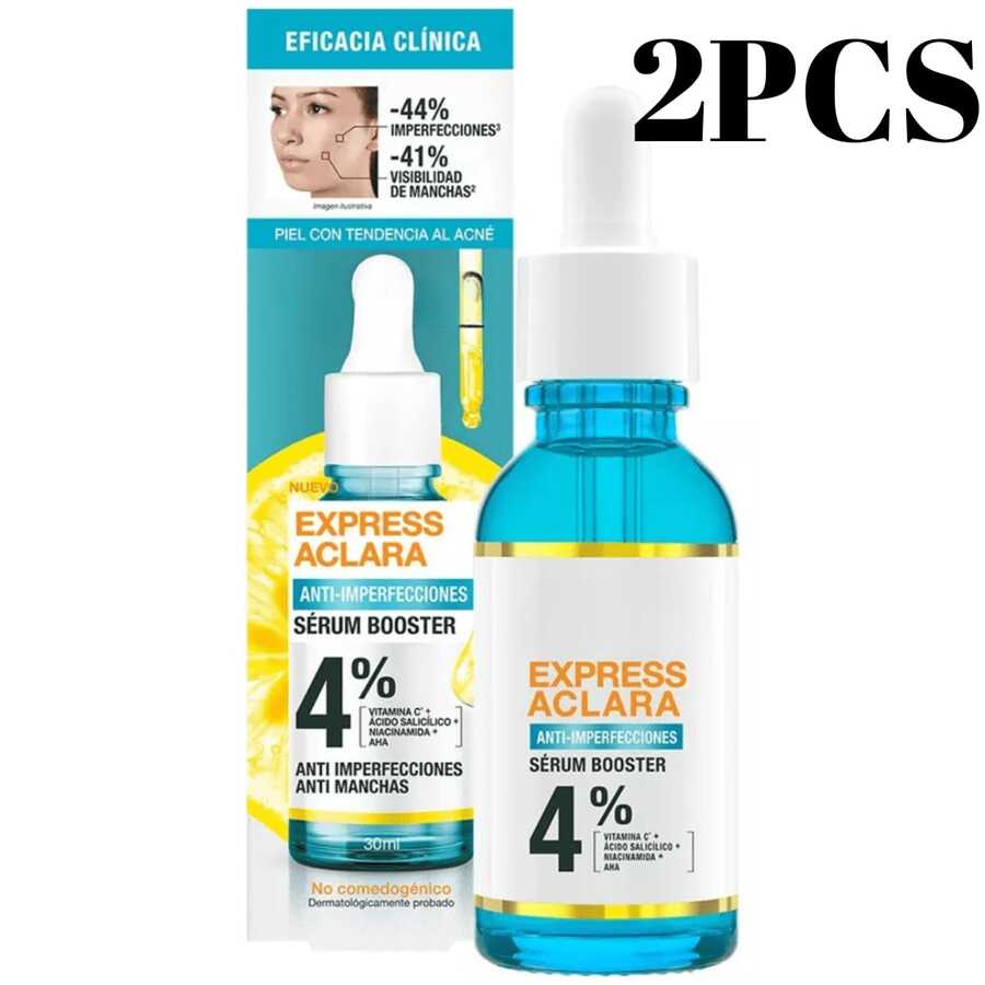 TOP Sérum Facial Garn 2025 - Combinación Poderosa de Ácido Salicílico y Vitamina C para Combatir el Acné y las Marcas Oscuras - Textura Ligera de Absorción Rápida que No Obstruye los Poros - Perfecto para Uso Nocturno antes del Maquillaje del Día Siguiente - Presentación en 30ml con Dosificador Precise - 2 piezas - Ver 1