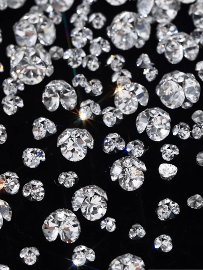 20pcs/10pcs New Rhinestone Nail Art Decorations, Sparkling 3D Nail Studs, Suitable For Nail Salons And Personal Use