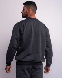 Men's Sweatshirt - 灰色 - 查看 1