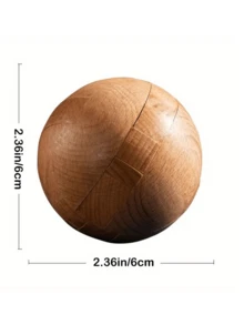 1 件木制玩具孔明锁鲁班锁成人减压烧脑动脑全智力开发解谜游戏,办公桌面玩具,金属拼图,智商拼图,锁拼图,拼图,木制拼图,木制玩具 - 彩色 - 查看 10