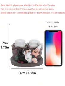 1pc Kitchen Cute Chef Ornaments,Resin Decorative Crafts, The Best Object For Creative People To Design Home Decoration, Are Used For Home Desktop Decorations, Gifts For Classmates, Friends And Family, And Birthday Gifts.Room Decor, Home Decor, Birthdaydecor,Kitchen,Wedding, Bedroom Decor, Livingroom Decor, Gift, Party Decor, Gardendecor - Multicolor - View 5