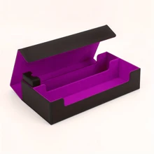 X-Large Size Premium Playing Card Storage Box Fits 5 Decks, With Mat And Removable Divider, Compatible With Card Games - Multicolor - View 7