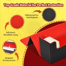 Tombert Premium Card Box, Suitable For (MTG) And Trading Card Game (PTCG), Can Hold Over 800 Unsleeved Cards Or 500+ Sleeved Cards - Multicolor - View 4