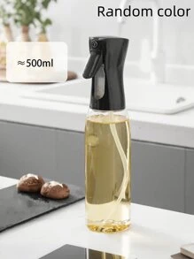 1pc Olive Oil Cooking Spray Bottle, Glass Oil Dispenser Bottle Sprayer, Refillable Oil & Vinegar Mister Sprayer Bottle, Air Fryer High Pressure Sprayer Bottle - Polypropylene, Dual-Use Oil Sprayer & Mister, Cookout Gift Idea For Father's Day, Mother's Day, Friends, Boyfriend, Girlfriend, Family, Teacher, Coworker, Halloween, Christmas (Random Color And Style)