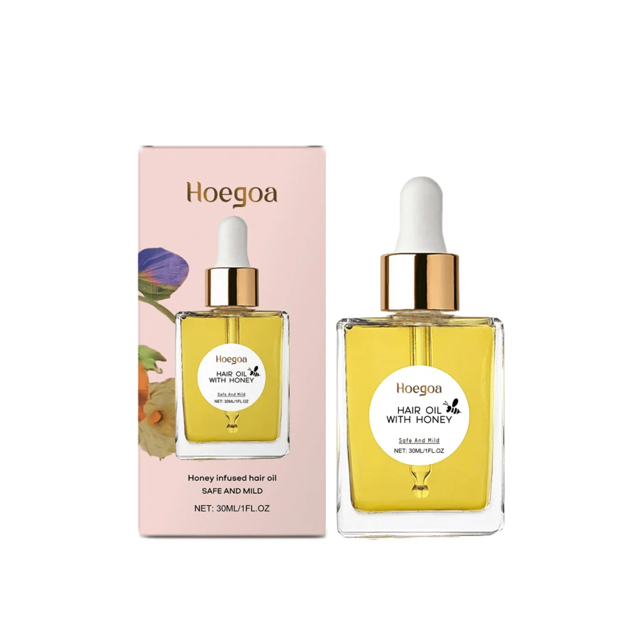 Hoegoa Honey Nourishing Hair Oil Scalp Essence Nourishes The Scalp And Absorbs Nutrition For Soft And Smooth Hair 30ml - Multicolor - View 1