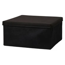 Luxury Black Foldable Packaging Gift Box 28x15x28 - 黑色 - 查看 5
