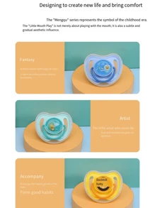1pc Pet Dog Toy, Cat Pacifier, Puppy Chew Teething Toy To Relieve Boredom, Pet Sleeping Pacifier, Made Of FDA Grade Silicone (), Multiple Colors (Yellow, Light Blue, Dark Blue) Available For Pet Accessories