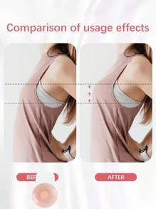 10 件可重复使用无缝硅胶乳贴、隐形丰胸胶带、防滑乳贴、纯色胸罩配件、100% 硅胶、可手洗、易于清洁的胸罩配件、适合所有胸围尺寸（2/10 件） - 彩色 - 查看 6