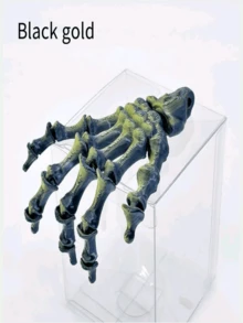 3D Printed Skeleton Hand Decoration, Realistic Bone Claw Model, Horror Props For Halloween, Easter, Party, Graduation/Back To School Gift - Multicolor - View 9