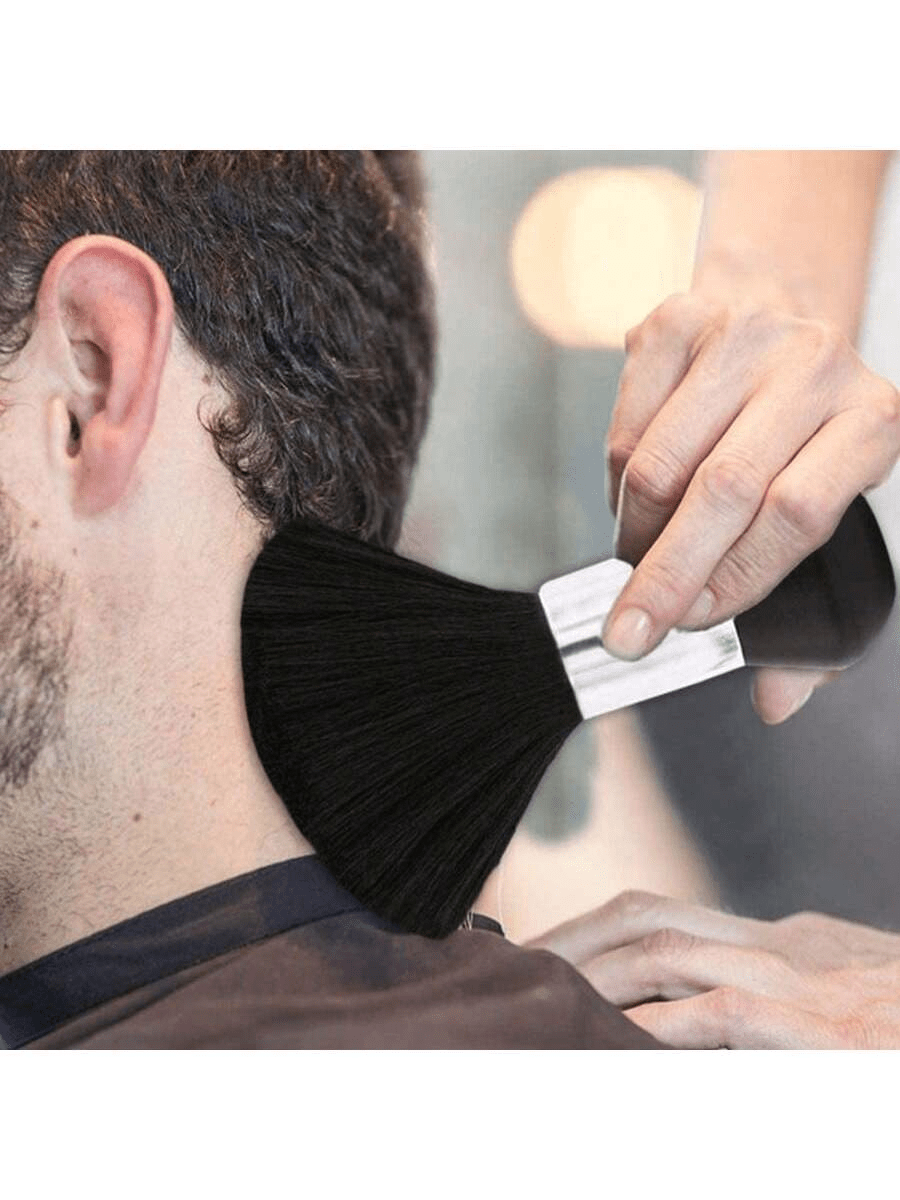 1 Cepillo ergonómico de cuello para salón con cepillo suave de nailon: una herramienta de limpieza de cabello ligera y eficiente, ideal para profesionales y familias, para la vuelta al cole, viajes y vacaciones. Accesorios para el cabello para mujer. Cepillo para peinar hacia atrás. Accesorios de peluquería. Secador de pelo. Productos para el cabello.