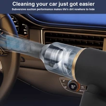 1PCS Handheld Vacuum Cleaner, 95000Pa Car Vacuum Portable Cordless, Rechargeable High Power Car Vacuum Cleaner & Air Duster, Cleaning For Kitchen, Car, Computer Desktop, Pet, Home