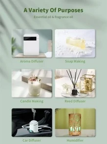 500ml Fragrance Essential Oil Refill (28% Concentration, Most Market Products 4%-6%), Suitable For Ultrasonic Aroma Diffuser, Rattan Reed Diffuser, Flameless Fragrance, Hotel High-End Rattan Reed Diffuser, Long-Lasting Scent