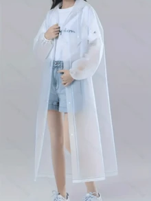 1 Áo khoác mưa EVA chống thấm nước cho nữ, Áo mưa có mũ trùm đầu, cài nút, thoáng khí, thời trang - Chống gió, che phủ toàn diện, có mũ trùm đầu và dây rút, Áo mưa EVA dày dặn, chống thấm nước có thể tái sử dụng, Thích hợp cho đi bộ đường dài, phiêu lưu ngoài trời, đạp xe, du lịch, hoạt động ngoài trời và sử dụng hàng ngày, Áo mưa di động cho người lớn nữ, Quần áo ngoài trời cho nữ, Áo mưa cách nhiệt khi đi bộ đường dài, Quà tặng cho bạn gái, Quà tặng cho cún con, Lễ hội hóa trang, Trang trí tiệc, Lựa chọn mùa xuân hè, Quà tặng cho phù dâu, Trang trí phòng, Trang trí phòng ngủ, Bãi biển, Du lịch, Dành cho nam, Dành cho nữ, Kỳ nghỉ, Đồ dễ thương, Quà tặng Ngày của Mẹ, Trang trí phòng ngủ, Vườn, Trang trí nhà bếp, Mùa hè, Bãi biển, Đồ dùng cần thiết khi đi du lịch, Trang trí phòng, Đồ chơi mềm, Lễ tốt nghiệp - trắng - Xem 2