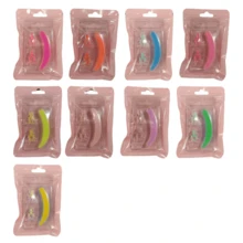 1 Set Of 4pcs Eyelash Separators, For Eyelash Extensions, Eyelash Transplant, Silicone Pad, Reusable, Suitable For Beginners And Professional Salon Makeup Artists (9 Colors) - Multicolor - View 7