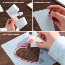 52/42pcs Numeric, Alphabet, Symbol Hollow Stencils, Ruler & Sponge Applicator DIY Reusable Spray Painting Template Set For Wall, Furniture, Sign Painting,Back To School,School Supplies - Multicolor - View 8