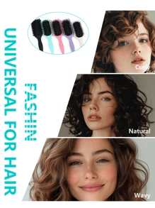 Massage Bouncing Comb, New Curly Hair Styling Brush For Curly Hair, Curly Hair Wet Hair Styling Brush, Men's And Women's Heart-Shaped Curly Hair Styling Brush