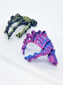3D Printed Skeleton Hand Decoration, Realistic Bone Claw Model, Horror Props For Halloween, Easter, Party, Graduation/Back To School Gift - Multicolor - View 6