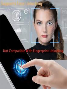 1片装3D曲面钢化玻璃屏幕保护膜，防窥，9H硬度，防碎裂，防刮花，兼容三星Galaxy/红米Note 13/14 Pro/Pro+，OPPO Reno 10/11/12/13，Realme 10/11/12/13/14，P30/P40/P50/P60 Pro，荣耀50/70/90/100/200/300/400 Magic 5/6/7 Lite/Pro，办公/地铁防窥隐私保护膜，防水，防震，防摔，防指纹，全覆盖 - 防窺 - 查看 4