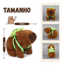 Filó Plush Capybara That Walks With Sound Electronic Children's Toy