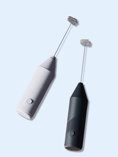 Espumador de leche automático premium a batería: espuma leche, bate huevos y prepara sopas sin esfuerzo. Ideal para amantes del café, cocineros caseros y entusiastas de la repostería.