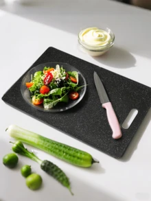 1/3pcs Marble-Patterned Chopping Board Set, Kitchen Food Prep Board, Cooked/Uncooked Separation, Household Fruit Cutting Board, Children's Food Prep Board