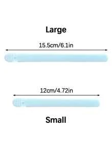 5/10pcs Food Bag Sealing Clips, Multifunctional Reusable Food Preservation Sealing Clips, 4.7 Inches And 6 Inches, For Various Plastic Bags And Snack Bags, Kitchen Organizers And Storage, Kitchen Accessories, Random Color.