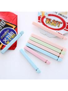 5/10pcs Food Bag Sealing Clips, Multifunctional Reusable Food Preservation Sealing Clips, 4.7 Inches And 6 Inches, For Various Plastic Bags And Snack Bags, Kitchen Organizers And Storage, Kitchen Accessories, Random Color.