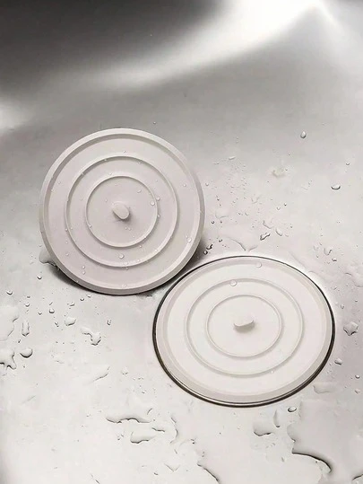 1/2 件通用排水密封水槽塞 - 适用于厨房和浴室水槽、防堵塞浴缸和厨房排水塞，非常适合居家和旅行返校