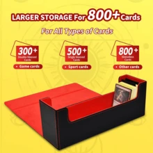 Tombert Premium Card Box, Suitable For (MTG) And Trading Card Game (PTCG), Can Hold Over 800 Unsleeved Cards Or 500+ Sleeved Cards - Multicolor - View 2