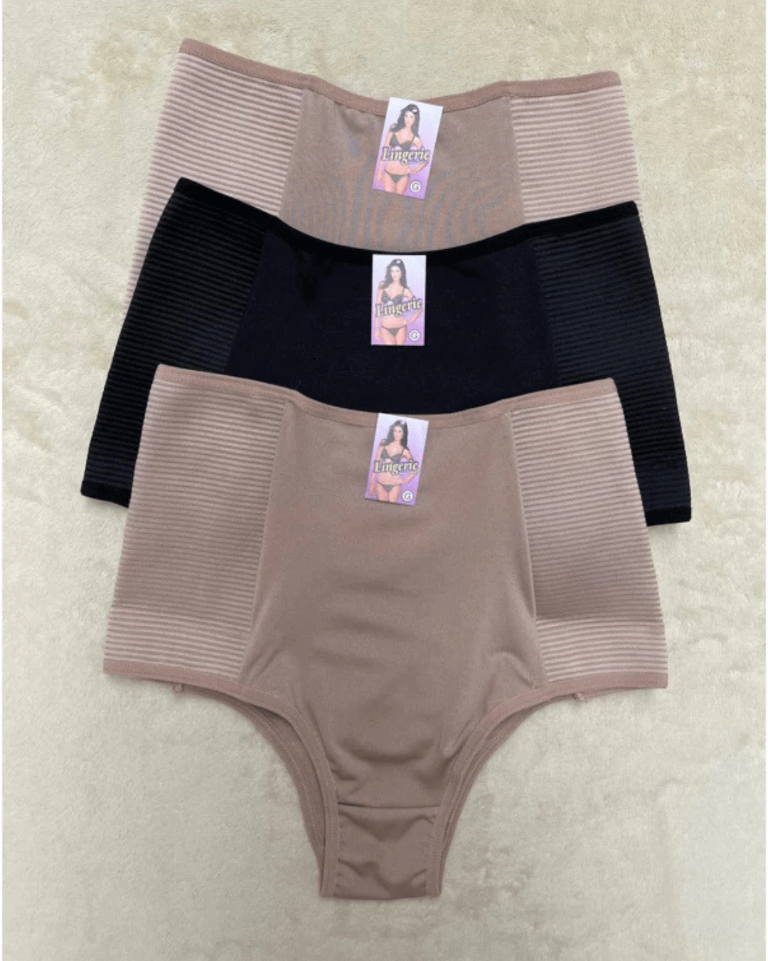 Kit 3 High Compression Belts Postpartum Post-Operative Panties - 彩色 - 查看 1