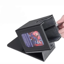 MTG Deck Box With Commander Window Display Leather Deck Case, Holds 100 Double Sleeved TCG Cards - Multicolor - View 1