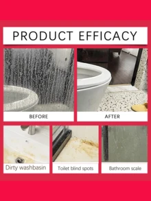 Stain Remover, Toilet Tile And Toilet Bowl Scale And Stain Remover, Multi-Purpose Cleaning And Dissolving Solution