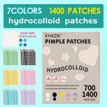 700/1400 贴片，面部星形痘痘贴，水胶体祛痘贴，可爱星形痘痘贴 - 彩色 - 查看 3