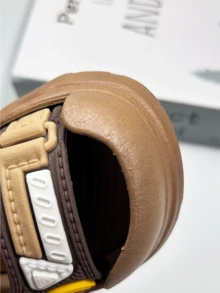 婴儿夏季凉鞋2025款0-12个月宝宝凉鞋防滑婴儿鞋适合幼儿 - 棕色 - 查看 5