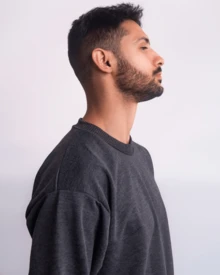 Men's Sweatshirt - 灰色 - 查看 2