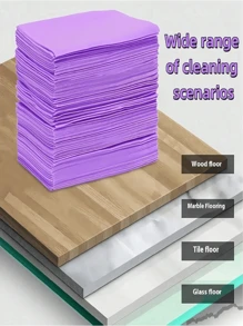 Toallas limpiadoras de piso Shine - Solución potente de brightening y descontaminación para lavado doméstico - Artículos de limpieza eficaces, reutilizables y fáciles de usar para un hogar brillantemente limpio