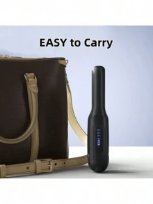 无绳直发器、卷发器和拉直头发二合一，便携式平板加热熨斗，4 档可调温度，USB 充电，LED 显示屏，快速加热，适合家庭旅行使用的迷你直发器