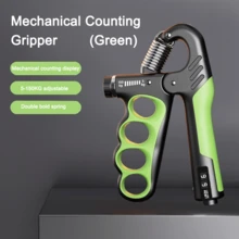 5-100kg Adjustable Grip Strengthener, Gym Wrist Exerciser, Hand Grip Strengthener, Muscle Recovery, Fitness Hand Strength Training Gym Accessories, Deporte, Gimnasio, Ejercicio En Casa