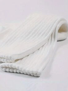 6 Pairs Women's Autumn/Winter Fuzzy Socks, Open Toe Knit Socks, Open Toe Socks, Women's Tight Short Socks, Women's Tight Long Socks (No Cardboard) - Multicolor - View 3