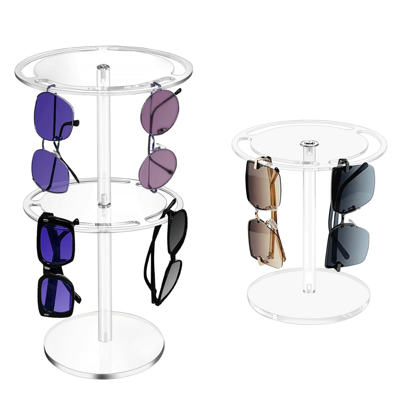 Suporte de acrílico para óculos de sol, suporte para óculos de sol, suporte para óculos, armazenamento para óculos de sol para quarto, armário de mesa para mulheres, organizador de armazenamento, itens essenciais para viagem, volta às aulas, dormitório, decoração de outono