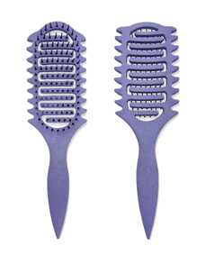 Bürstenkopf mit Wildschweinborsten zum Definieren von Locken für naturlocken - Entwirrbürste mit weichen, flexiblen Borsten reduziert Haarbruch, Frizz-Kontrolle & Locken-Trennung - Professionelle Haarstyling-Werkzeuge für Frauen Männer Salon Reisenotwendigkeiten