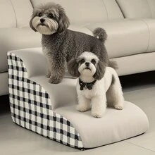 1pc Pet Indoor Bedside Stairs, 3-Layer Foldable Pet Ladder Set, High Bed With Storage Steps, Sofa Dog And Cat Ramp, Suitable For Small & Medium Pets, Removable & Anti-Slip - Multicolor - View 11