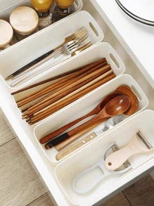 Bath Storage Storageegg Storage Drawer Boxtissue Storage Box Storage White Stackable Storage Box With Handle-Multifunctional, Lightweight Plastic Storage Box For Bathroom Necessities, Snacks, Underwear And Crafts Bathroom Organizer Bathroom Decor Summer