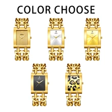 YaLaLuSi YaLaLuSi Brand 1 Piece Hot New Skeleton Chain Ladies Quartz Watch Luxury Rhinestone Decoration Luminous Hands Night Reading Advanced Texture Bright Colour Case Temperament Elegant Breathable Comfortable Wristband Suitable For Work Daily Business School Holiday Party Wear With Strap Adjuster Original Lady Gift For Family Friends Sister Best Friend Holiday Gift Birthday Gift