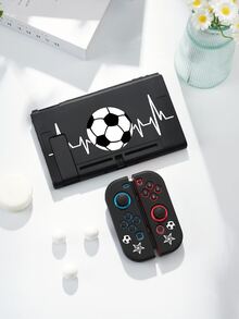 1 件足球设计保护套，适用于 2、Switch NS/Switch OLED/Lite、Switch 控制台配件、储物袋、Switch 保护套、浪漫礼物，兼容 Switch 播放器 - 彩色 - 查看 13