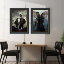 1 pièce/3 pièces Affiche murale Art optionnel Cadre Série américaine de drame "The Last of Us" Saison 2 Jeu zombie populaire "The Last Survivor" Collection d'affiches vedette Impression HD sur canevas de style vintage. Décoration de maison, chambre à coucher, bar fond