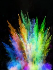 240 ml sprayflaska, Color Blaze -färgat pulver, lämplig för rolig löpning, färgkastning, Langley, pulverkrig, trädgårdsfester och festivaler